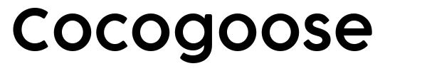 Cocogoose font preview